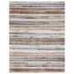 Feizy Gilmore Striped 10" x 14" Ivory and Multicolor Area Rug, , large