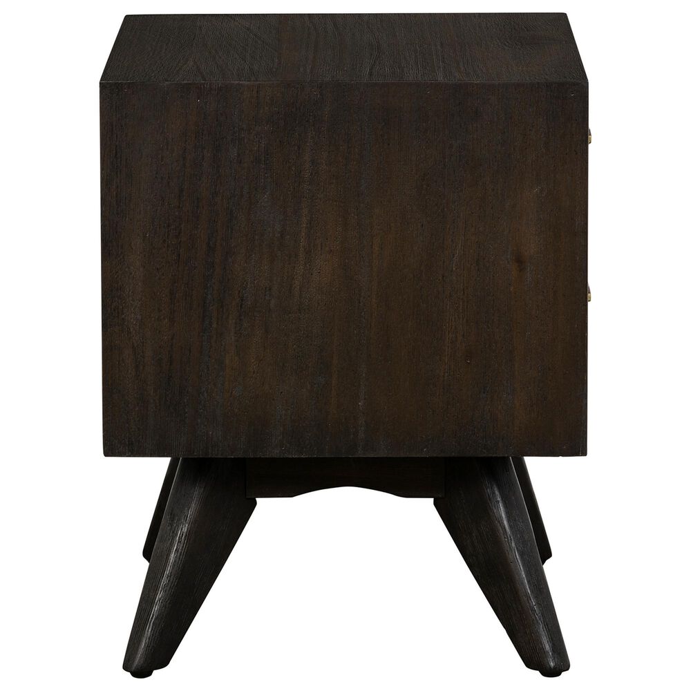 Blue River Loft 2-Drawer Nightstand in Brushed Brown-Grey, , large
