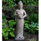 Alfresco Home Standing Thai Buddha Patio Statue in Grey, , large