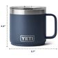 YETI Rambler 14 Oz DuraSip Ceramic Lining Mug 2.0 with MagSlider Lid in Wetlands Camo, , large