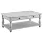 Golden Wave Furniture New Haven 2-Drawer Coffee Table in Oyster Shell, , large