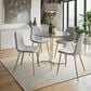 LumiSource Cece Dinette Table in Black and Clear - Table Only, , large