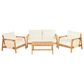 HOMLUX 4-Pieces Outdoor Conversation Set in Beige and Brown, , large