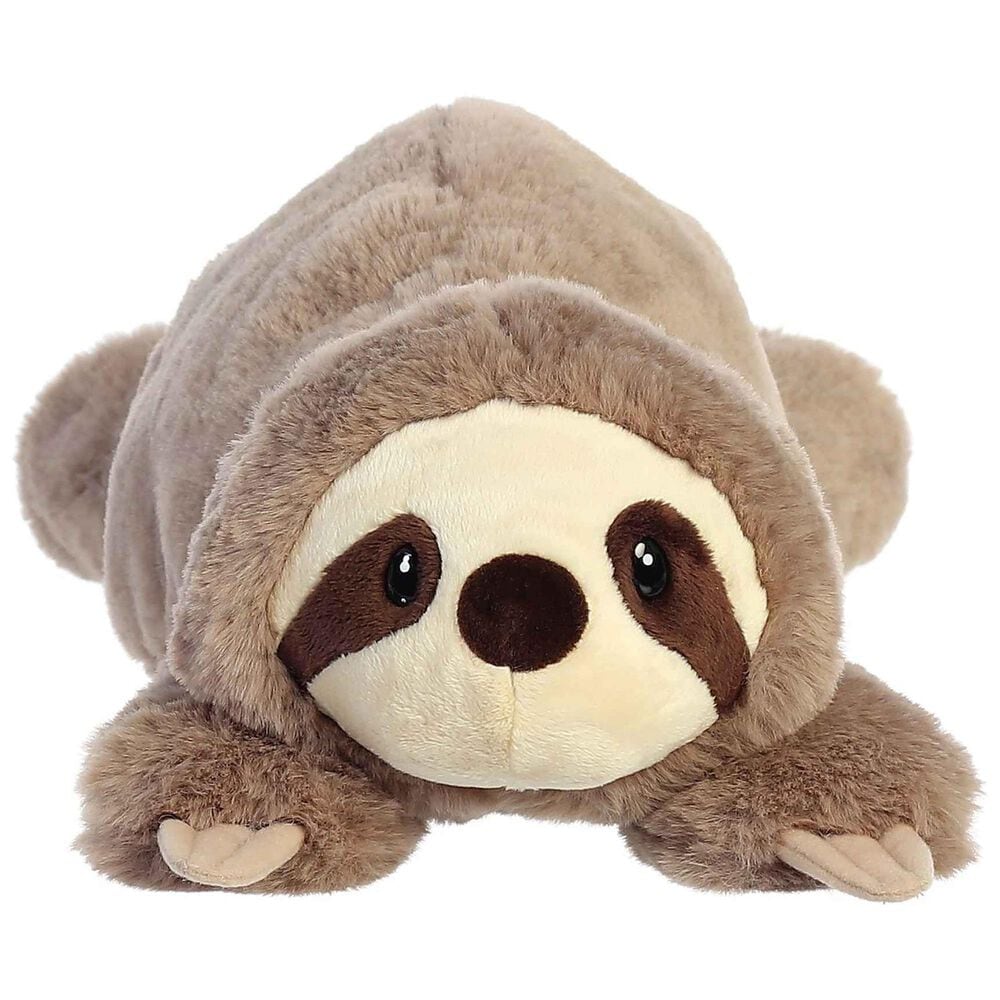 Aurora Snoozles 18&quot; Sloth Plush in Brown, , large