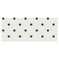 Dal-Tile Keystones Arctic White and Black 1" x 1" on 10" x 22" Porcelain Mosaic Sheet, , large
