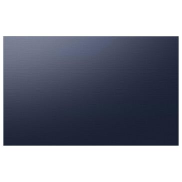 Samsung Bespoke 4-Door French Door Refrigerator Bottom Panel in Navy Steel, , large