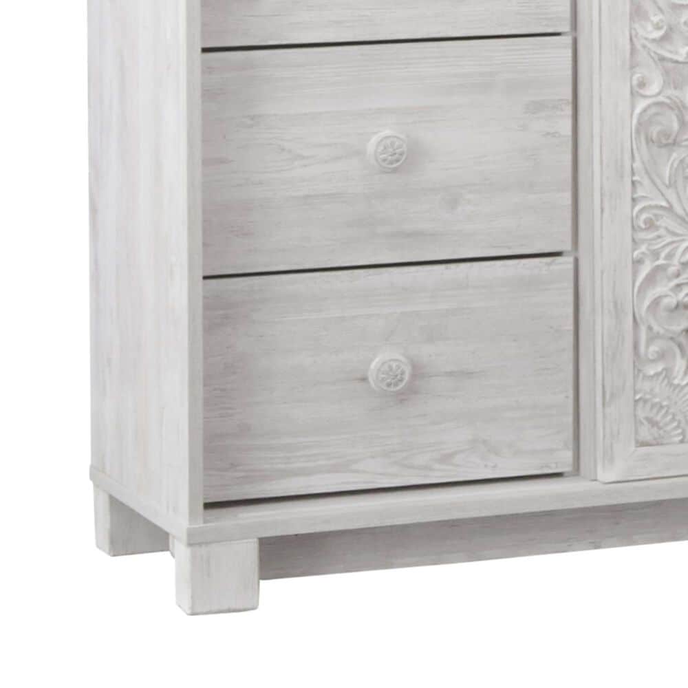Ashley Paxberry Dressing Chest in White Wash, , large
