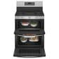 GE Profile 2-Piece Kitchen Package with 6.8 Cu. Ft. Free-Standing Gas Range and 1.7 Cu. Ft. Over-The-Range Microwave in Stainless Steel, , large