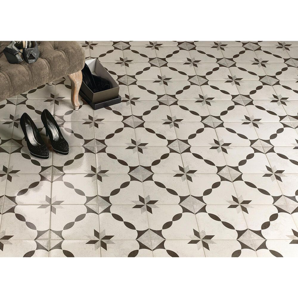 Emser Pagoni Ornato 9&quot; x 9&quot; Porcelain Tile, , large