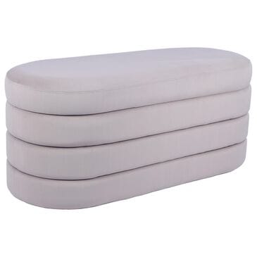 Rta Products Llc Storage Ottoman Bench in Taupe, , large