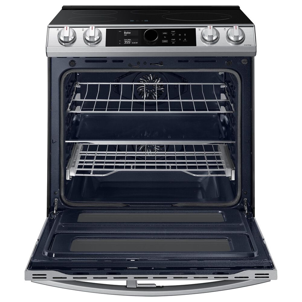 Samsung 6.3 Cu. Ft. Slide-In Dual Door Induction Range with Wi-Fi and Air Fry in Stainless Steel, , large
