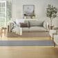 Nourison Courtyard Ivory and Blue 2"2" x 10" Indoor/Outdoor Runner, , large