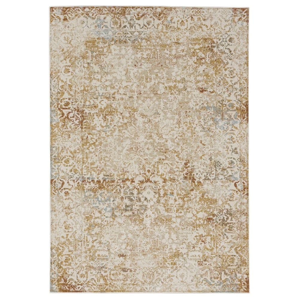 Karastan Windemere R1262 10" x 14" Terracotta Area Rug, , large