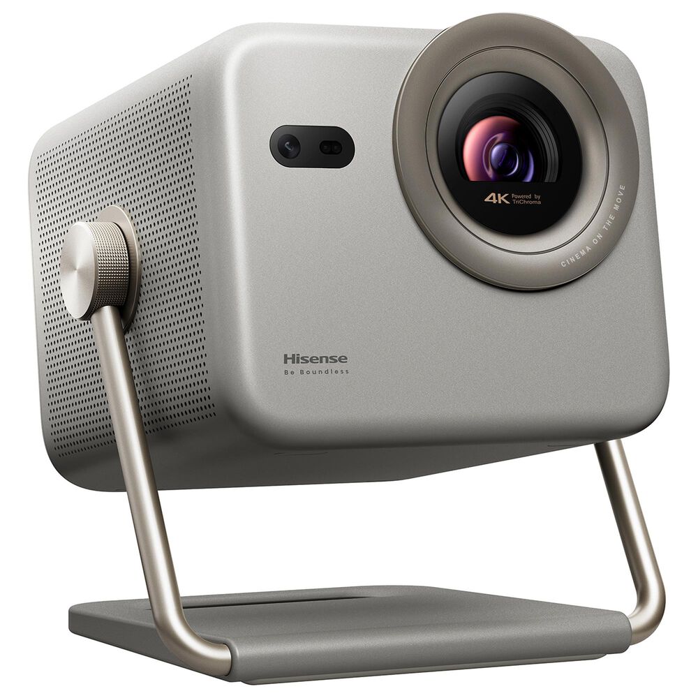 Hisense Triple Laser 4K Smart Mini Projector in Gray, , large