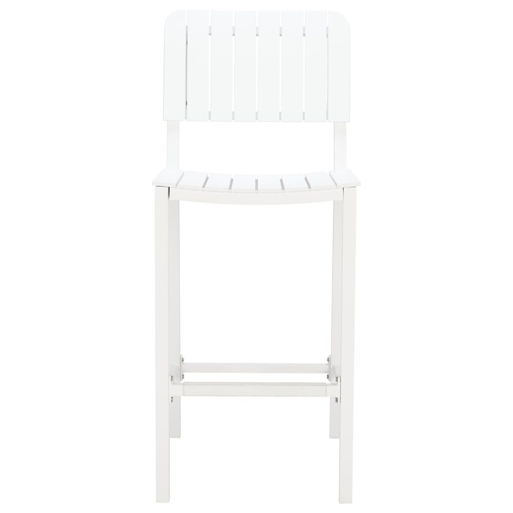 Zuo Modern Kayu Patio Barstool in White, , large