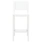 Zuo Modern Kayu Patio Barstool in White, , large