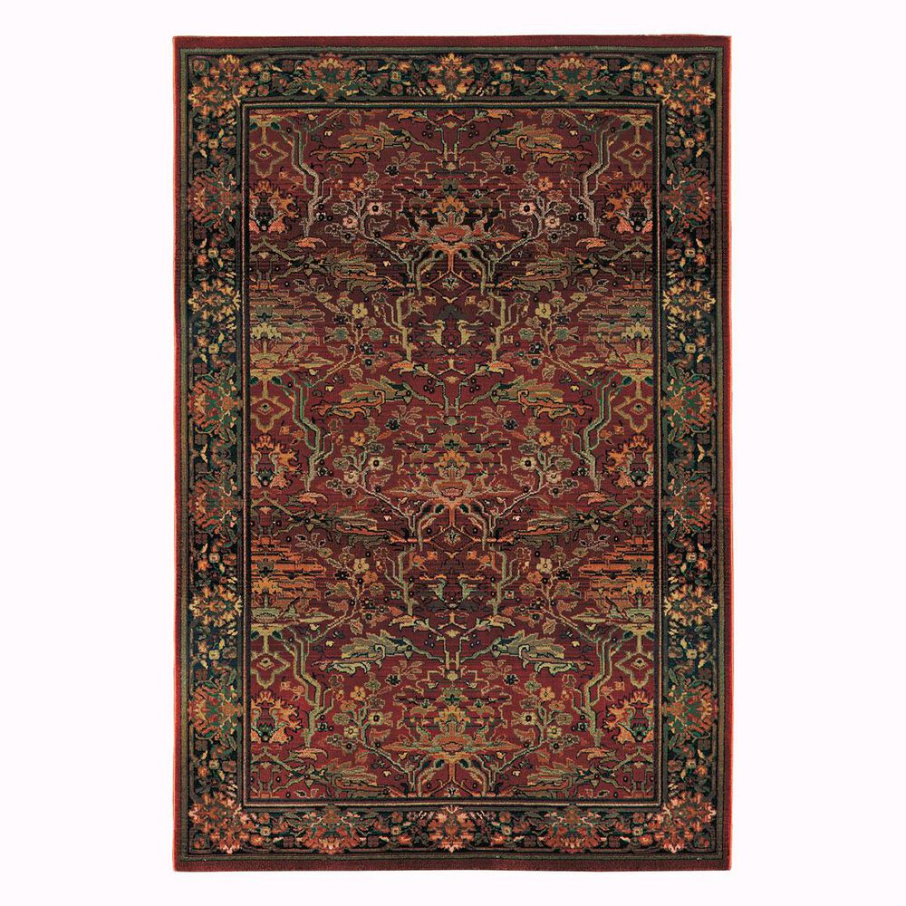 Oriental Weavers Kharma 465R 2'3" x 7'6" Red Runner, , large