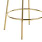Lumisource Rhonda Counter Stool in Blue/Gold (Set of 2), , large