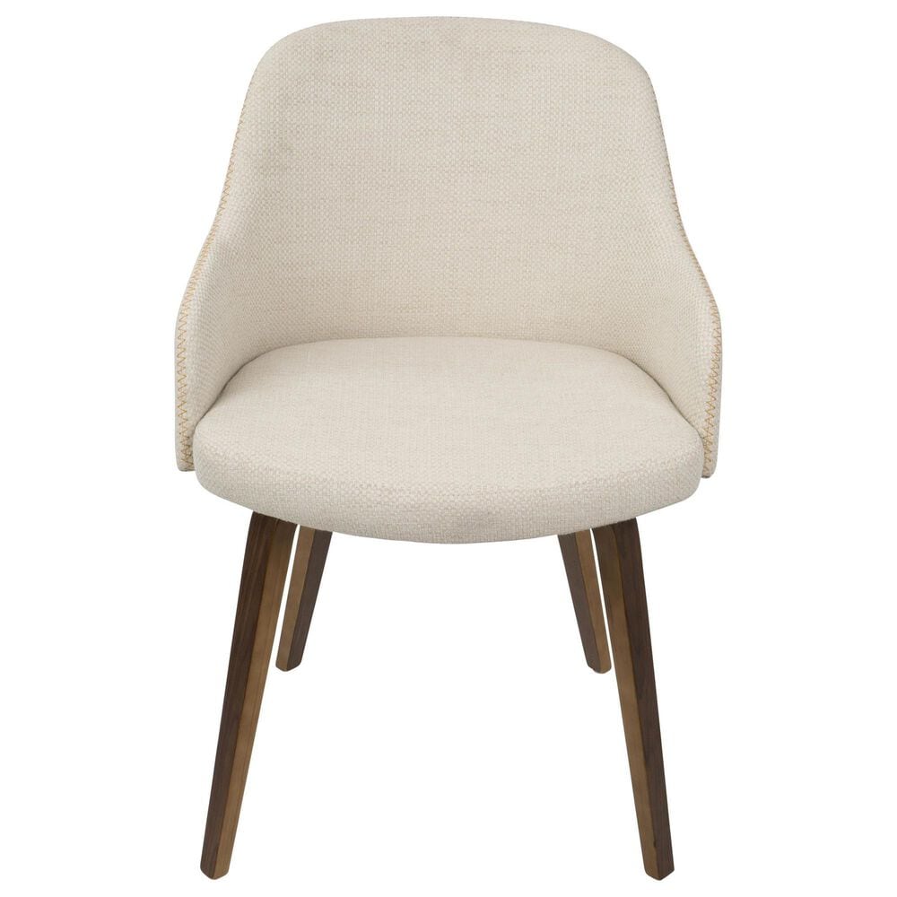 LumiSource Bacci Accent Chair in Cream, , large