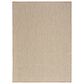 Nourison Courtyard Jute and Ivory 6" x 9" Indoor/Outdoor Area Rug, , large