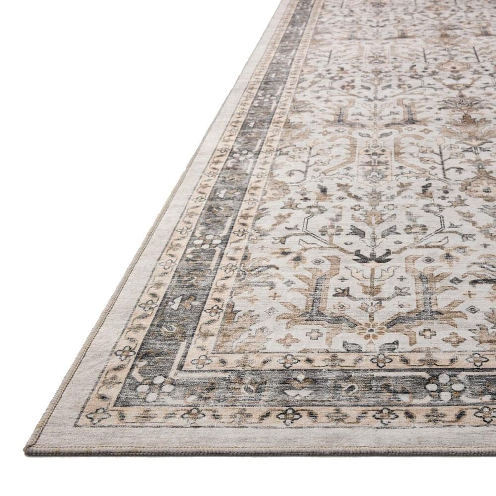 Loloi II Anniston Ivory and Stone 5' x 7'6" Area Rug, , large