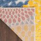 Nourison Aloha Geometric 3"6" x 5"6" Multicolor Indoor/Outdoor Area Rug, , large