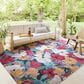 Loloi II Botanical 7"10" x 11"2" Navy and Multicolor Area Rug, , large