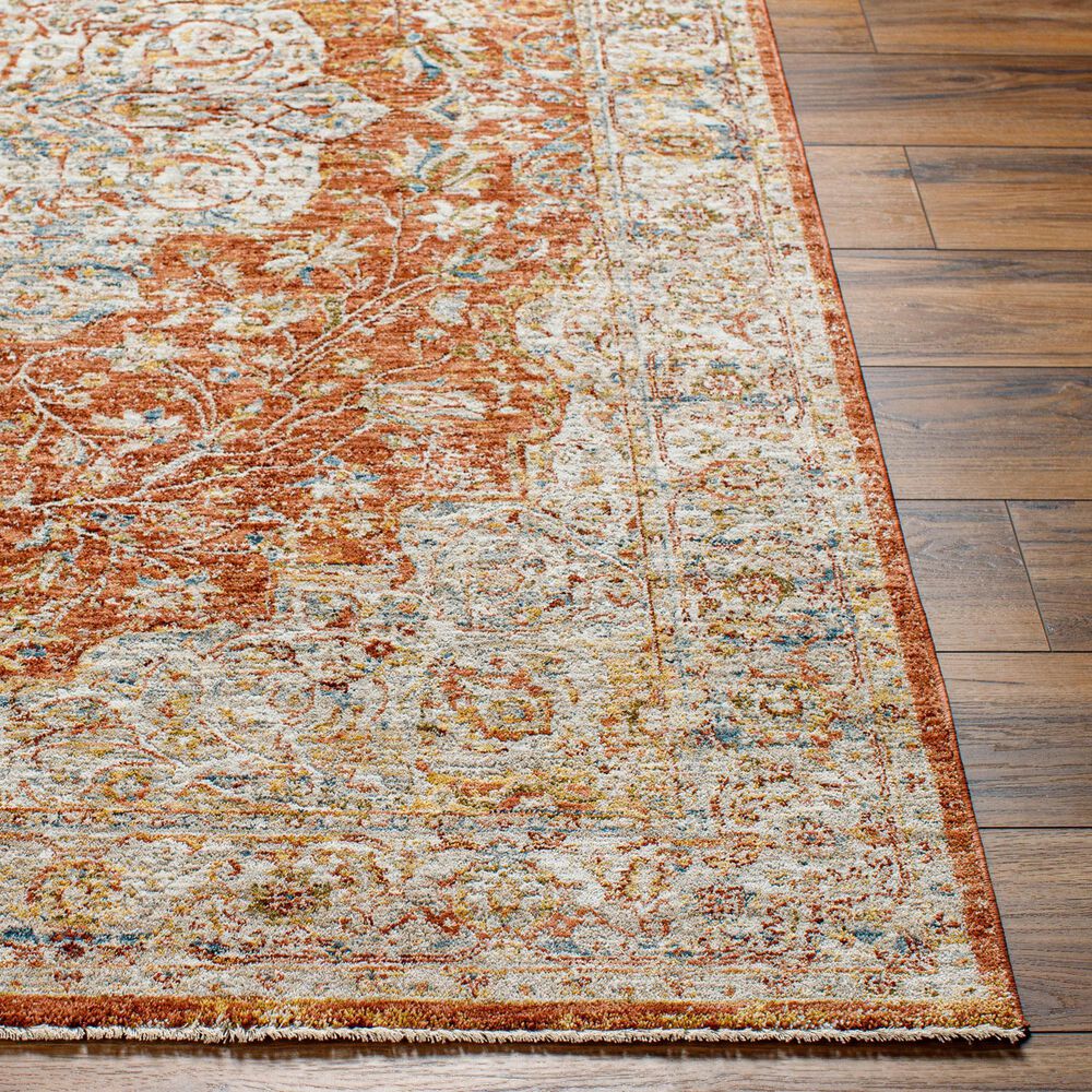 Surya Mona Lisa 10&#39; x 14&#39; Brick Red, Tan, Mustard, Dark Blue, Sage, Burgundy and Olive Area Rug, , large