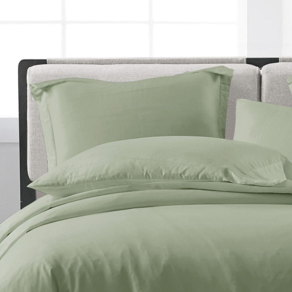 Pem America Cannon Solid 3-Piece Full/Queen Duvet Cover Set in Green, , large
