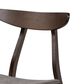 Baxton Studio Britte Side Chair with Dark Grey Cushion in Dark Oak Brown (Set of 4), , large