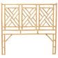 Baxton Studio Karavo Queen Standalone Headboard in Natural Rattan, , large