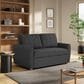 Lifestyle Solutions Galloway Convertible Sofa in Charcoal, , large