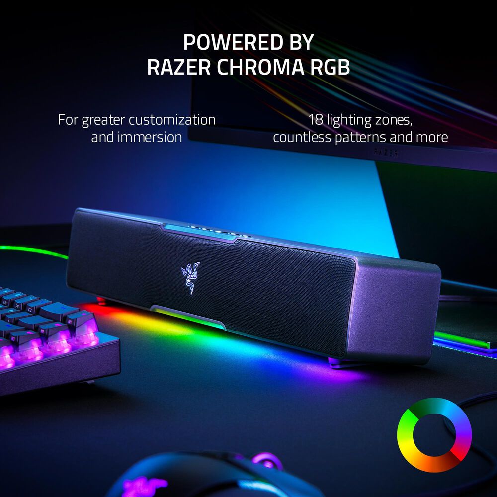 Razer Leviathan V2 X Bluetooth Gaming Soundbar in Black, , large