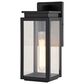 Vaxcel Uptown 12.5" 1-Light Outdoor Wall Sconce in Matte Black, , large