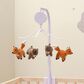 Lambs & Ivy Sleepytime Bear Musical Baby Crib Mobile Soother Toy in Rust and Brown, , large