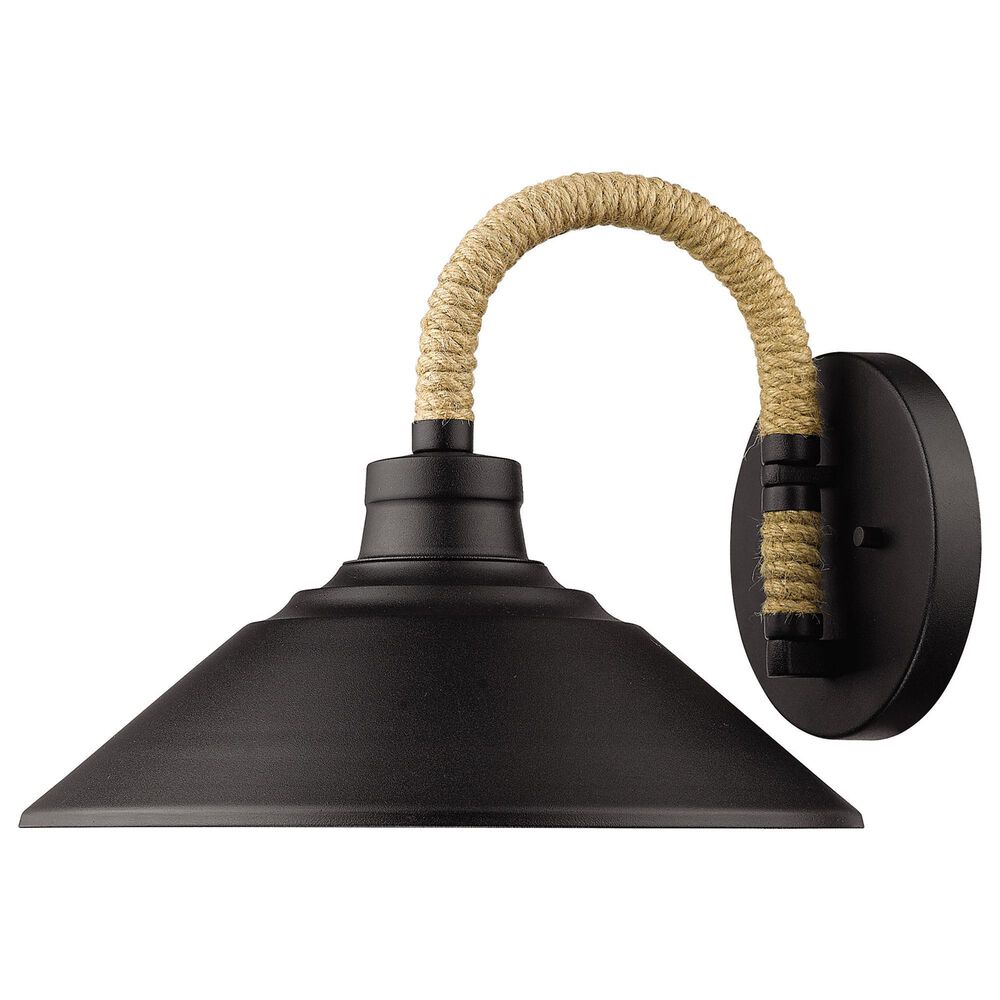 Golden Lighting Journey Wall Sconce in Natural Black, , large