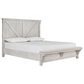 Signature Design by Ashley Brashland 3 Piece Queen Bedroom Set in White Textured, , large