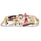 Melissa & Doug Deluxe Wooden Railway Train Play Set, , large