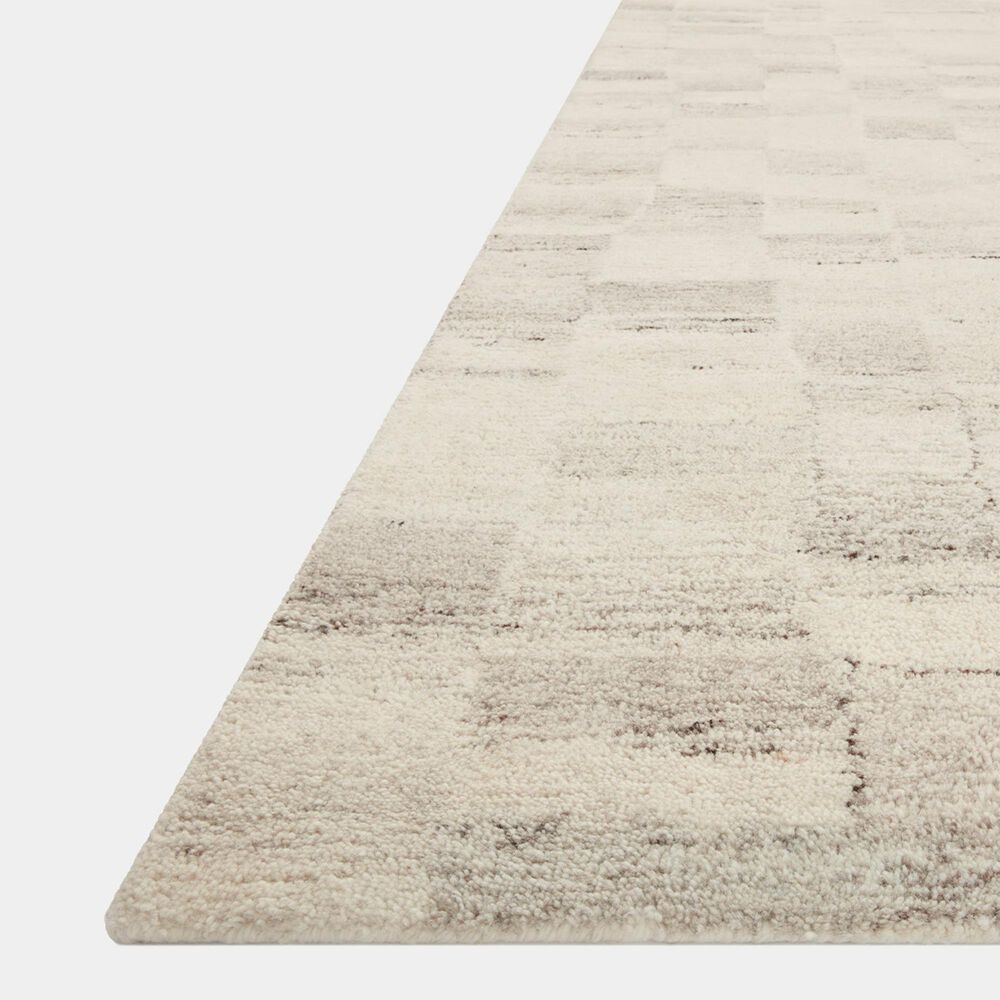 Amber Lewis x Loloi Rocky 7&#39;9&quot; x 9&#39;9&quot; Ivory and Silver Area Rug, , large