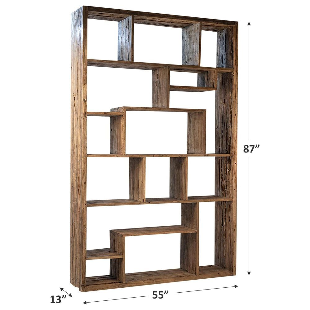 Blue Sun Designs Mariz Bookcase in Natural, , large