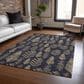 Dalyn Rug Company Wonderland WN21 3" x 5" Black Indoor/Outdoor Area Rug, , large