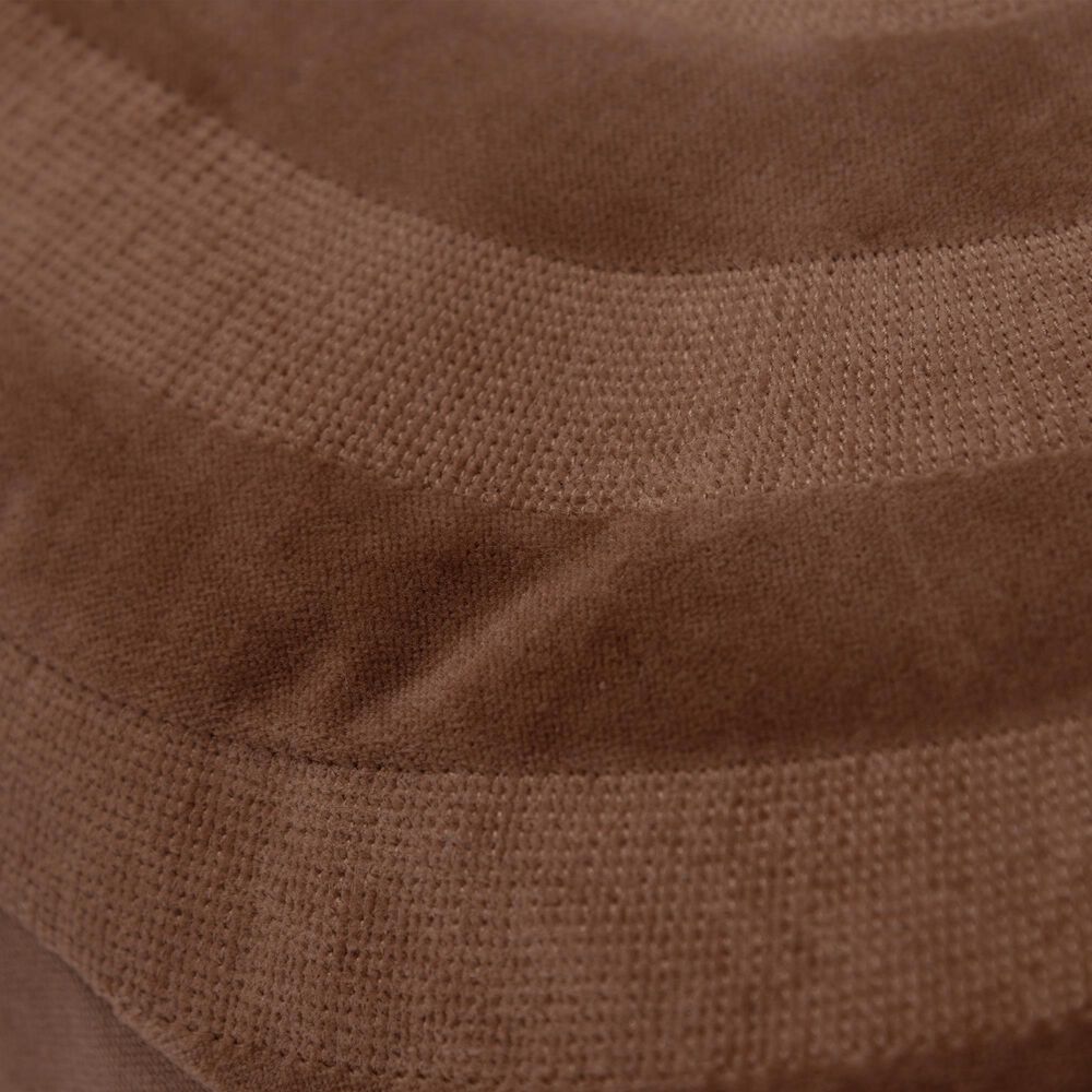 Rizzy Home 14&quot; x 26&quot; Swirl and Striped Down Filled Lumbar Pillow in Brown, , large