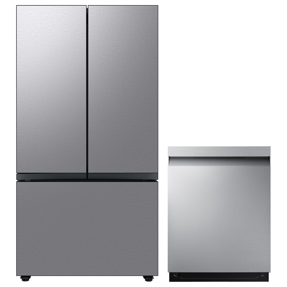 Samsung 2-Piece Kitchen Package with 24 Cu. Ft. French Door Refrigerator and Dishwasher in Stainless Steel, , large