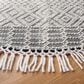 Safavieh Natura NAT852Z 6" Round Ivory and Black Area Rug, , large