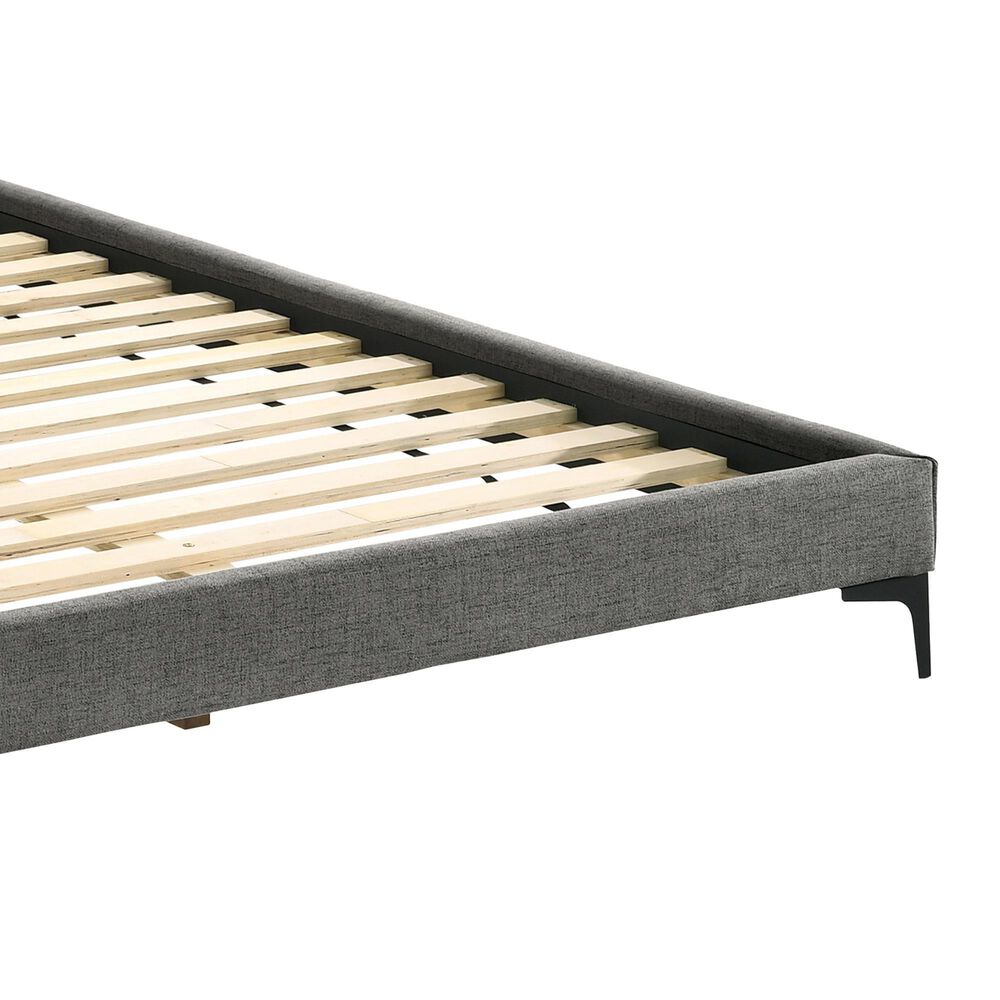 Blue River Legend 4-Piece Queen Platform Bed Set in Gray/Black, , large