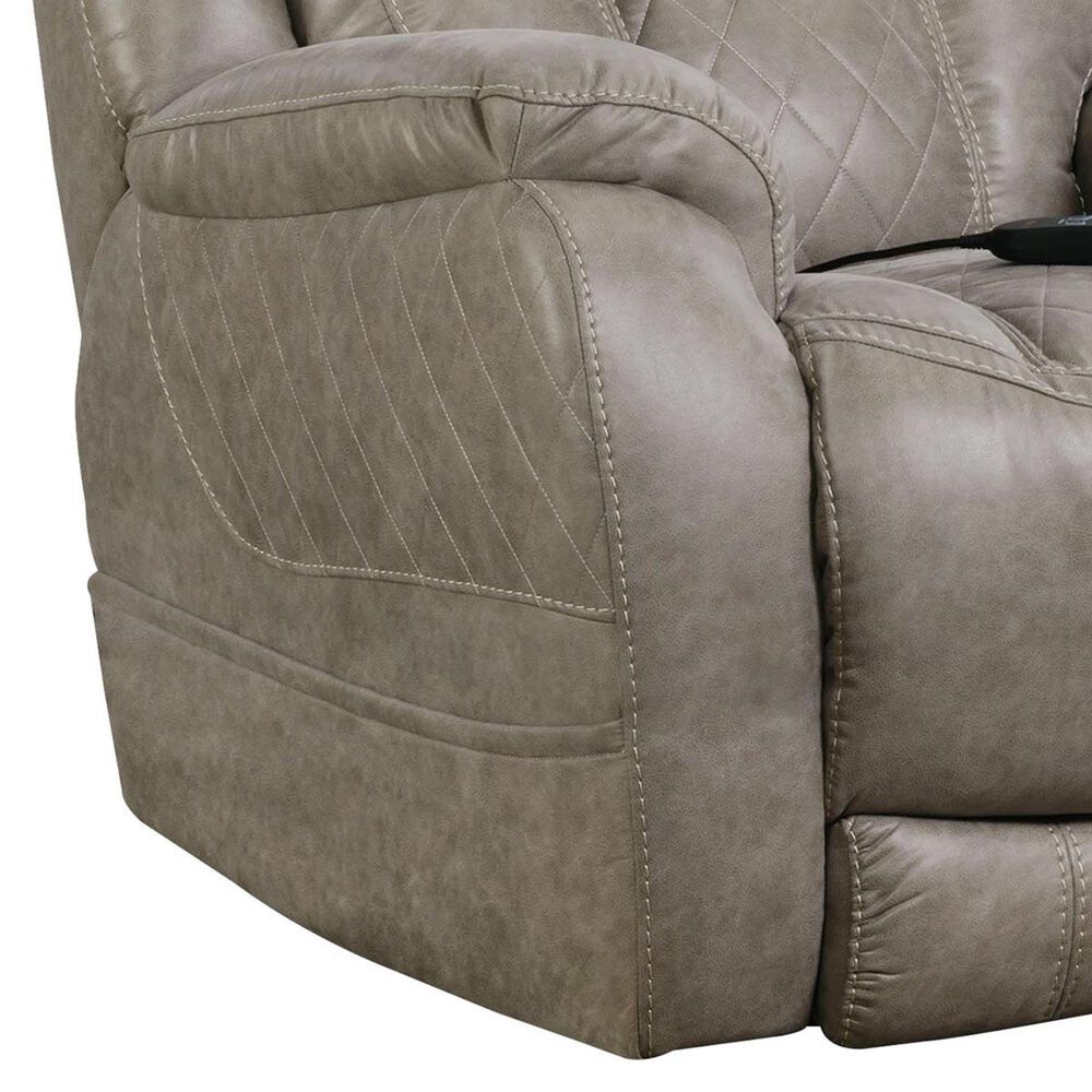 HomeStretch Daytona Power Wall-Saver Recliner in Daytona Grey, , large