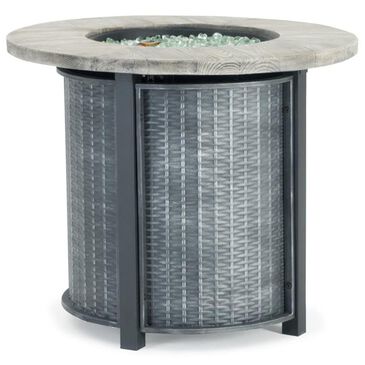 RST Brands Sego Lily Logan Patio Round Fire Table in Gray, , large