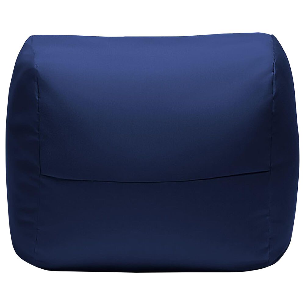 Jaxx Luckie Patio Bean Bag Ottoman in Navy, , large