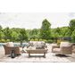 Ashley Beachcroft Patio Rectangular Cocktail Table in Beige, , large