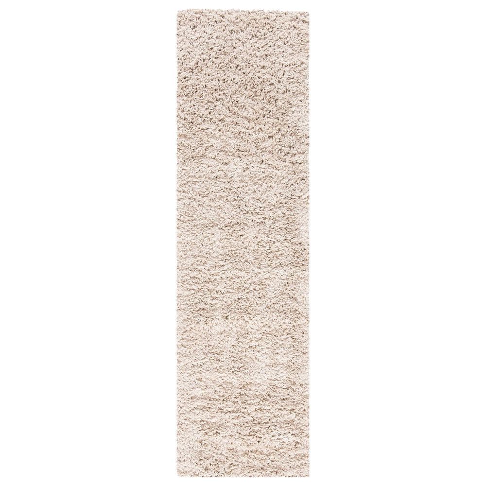 Safavieh August Shag AUG200D 2" x 13" Beige Runner, , large